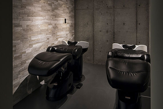 心地よいシャンプー台